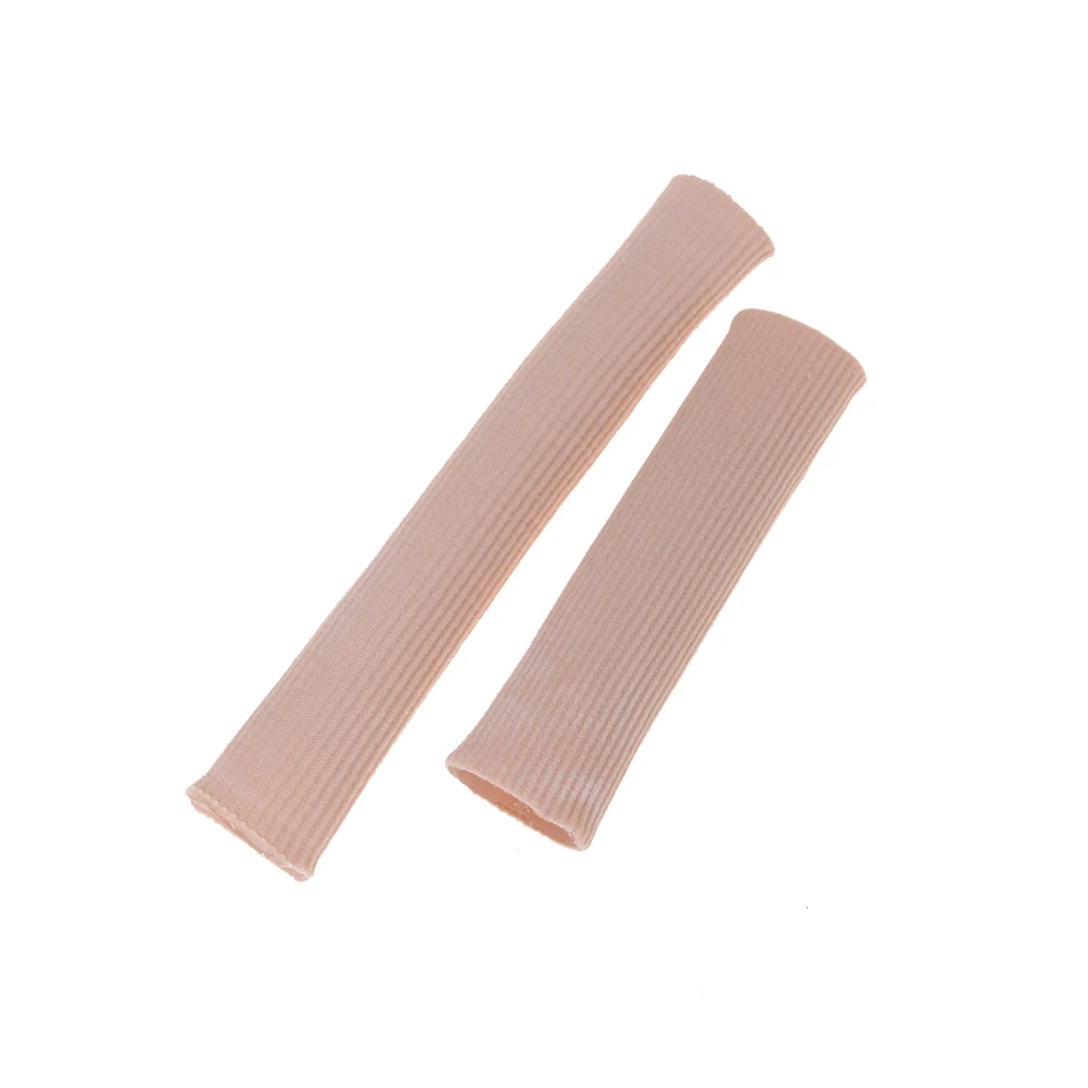 

1Pcs Ribbed Fabric Gel Tube Sleeves Cap Cover for Hammer Toe Claw Blister Corns Fingers Seporate Protector 2Sizes
