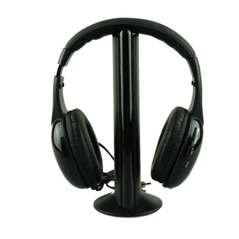 5 в 1 Беспроводные наушники Casque Audio Sans Fil Ecouteur Hi Fi радио FM ТВ MP3 MP4 полноканальный