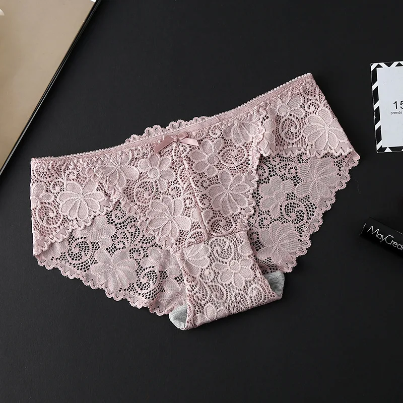 Gumprun New Summer Hollow Out Ladies Panties Low Rise Underwear Women Breathable Elegant Briefs Sexy Lace Cozy Lingerie Gumprun New Summer Hollow Out Ladies Panties Low Rise Underwear Women Breathable Elegant Briefs Sexy Lace Cozy Lingerie