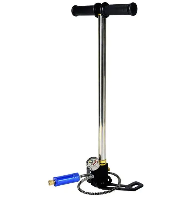 

UZWELL Top Quality High Pressure 3 Stage PCP Car Mini Hand Operated Air Pump Hunting PCP pump 300bar 30mpa 4500psi