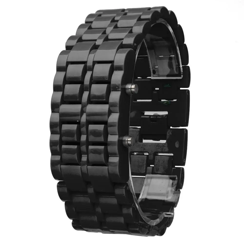 

Fashion Men Watch Luxury Alloy Steel LED Watches Men Sports Electronic Watch Led Digital Watch High Quality Reloj Hombre@50