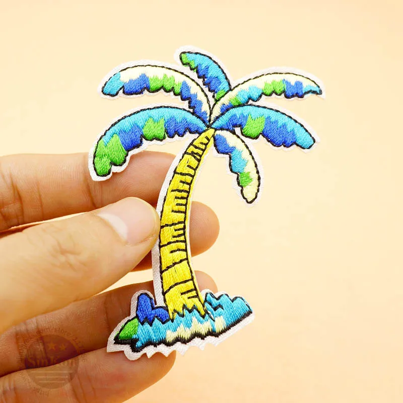 

Coconut Tree (Size:5.7x7.7cm) DIY Cloth Badges Mend Decorate Patch Jeans Jackets Bag Clothes Apparel Sewing Decoration Applique