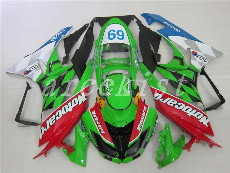 Новый ABS весь обтекатели комплект подходит для kawasaki Ninja ZX6R 636 2009 2010 2011 2012 6R 09 10 11 12