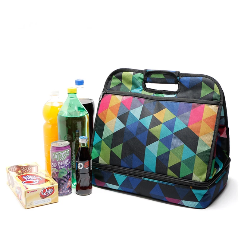 

Double insulation package outdoor picnic bag portable lunch box bag cold storage