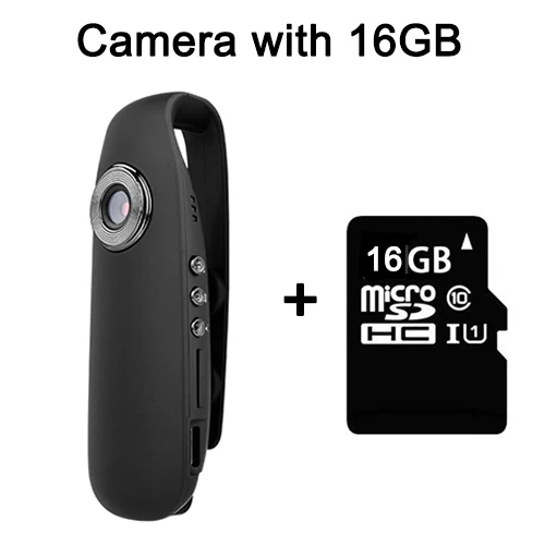 Мини-видеокамеры MicroSD камера CMOS петля видео диктофон ручка 1080P HD камера обнаружения движения Спортивная уличная 130 широкий угол - Цвет: With 16GB