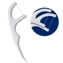 1 шт. одноразовые 400D зубочистки с нитью палочки 2 в 1 зубочистка Чистка рта гигиена полости рта портативный индивидуально обернутый