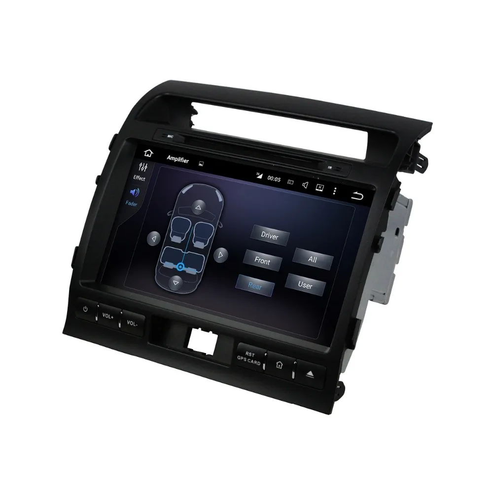 Best 4GB+32GB Octa Core 2 din 9" Android 8.0 Car Radio DVD Player for Toyota Land Cruiser 2008-2012 GPS WIFI USB DVR Mirror-link 10