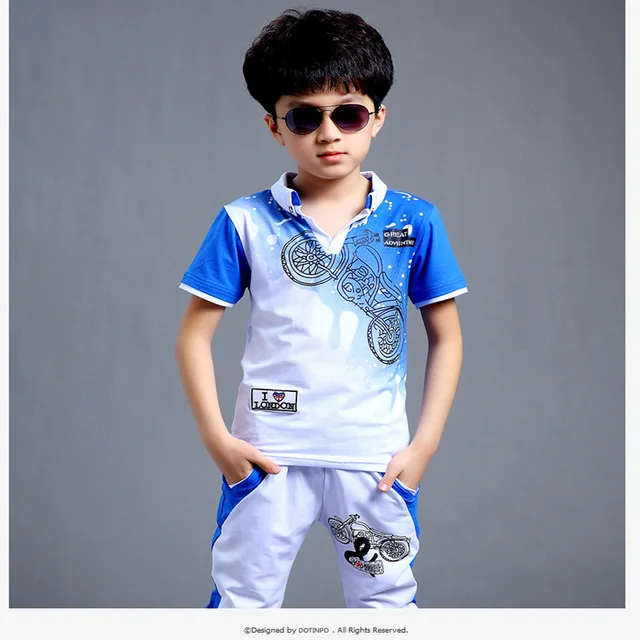 Buy Summer Boys Cool Clothing Sets New 2017 Fashion