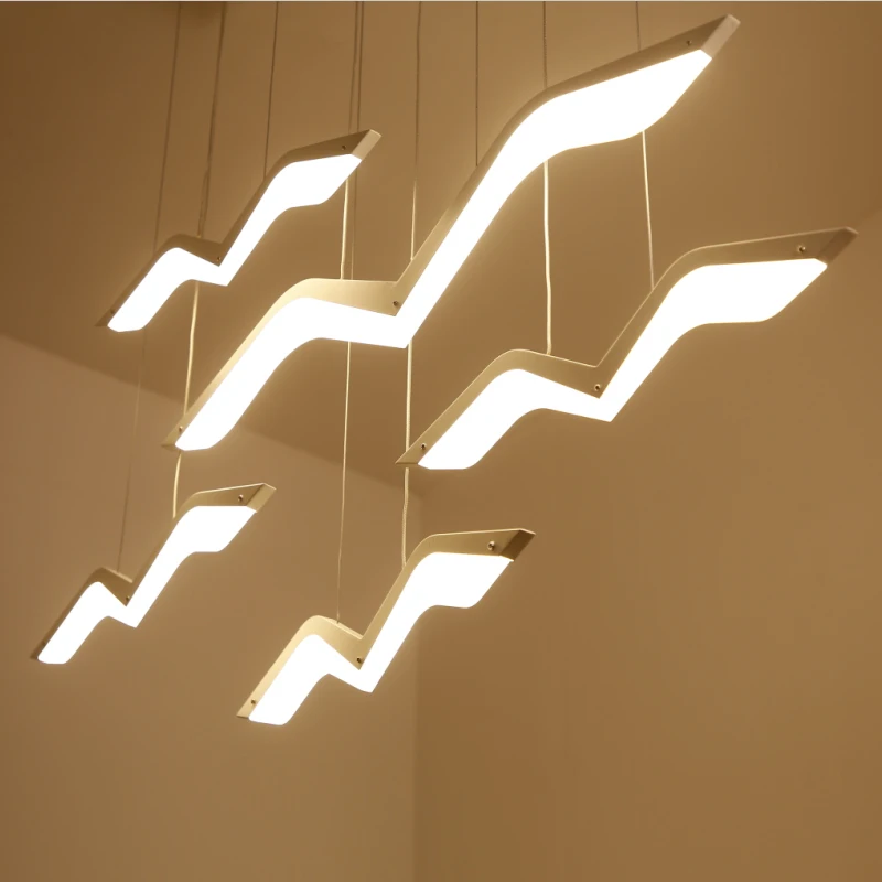  Seagull modeling Modern LED Pendant Lights For Living Room Dining room Kitchen Home Hanging Deco Su - 32954807855
