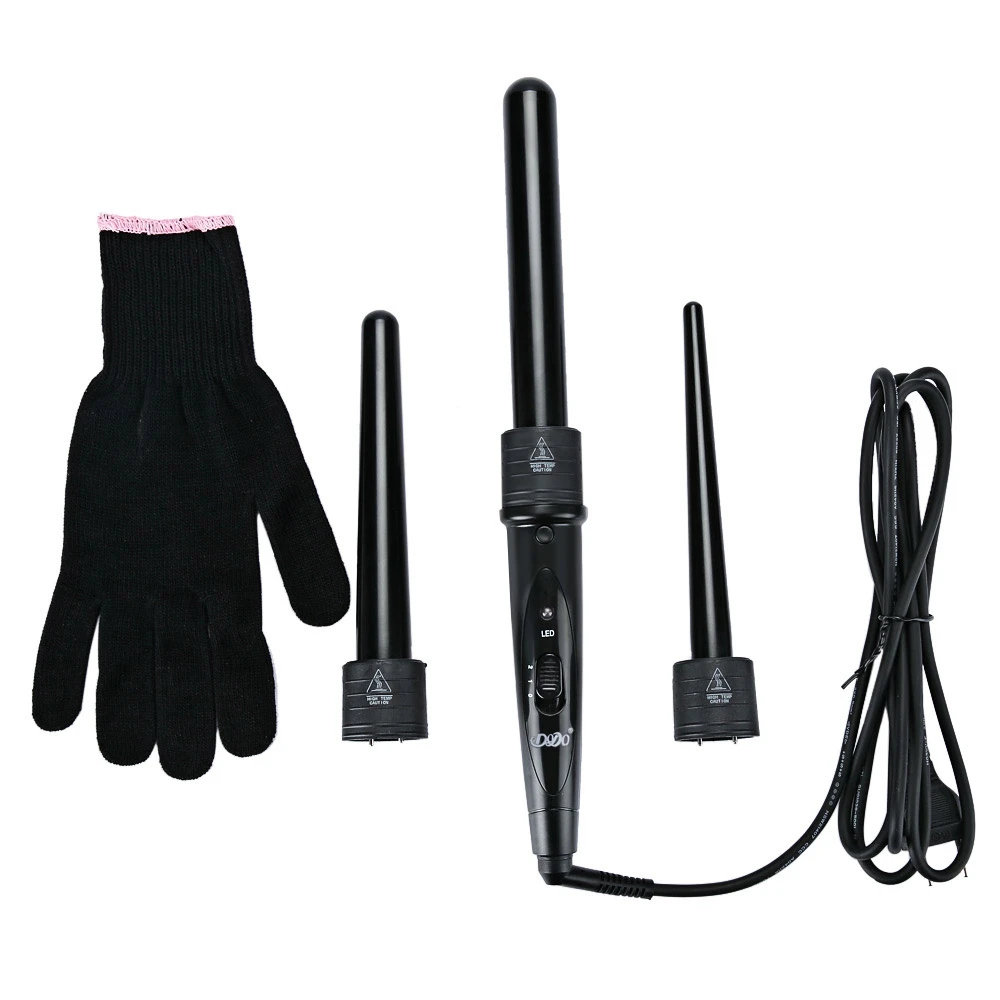 

Hair Curler 5 in 1 Curling Wand Interchangeable Heads Hair Curler Roller Curling Iron Electric Salon Hair Styling Tool