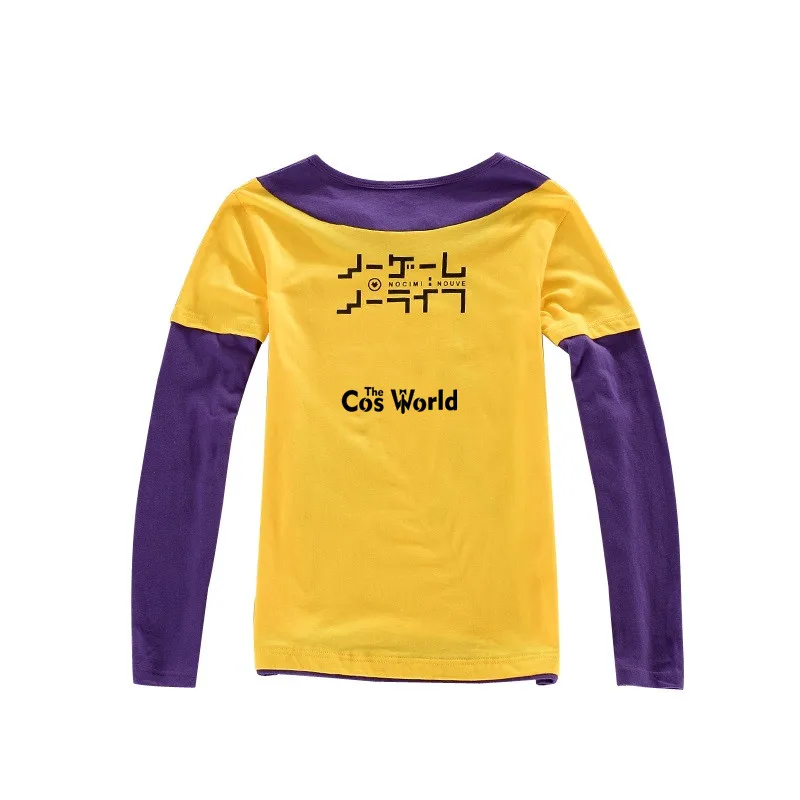 NO GAME NO LIFE Sora Short Long Sleeve T-shirt Tops Pants Anime Cosplay Costumes