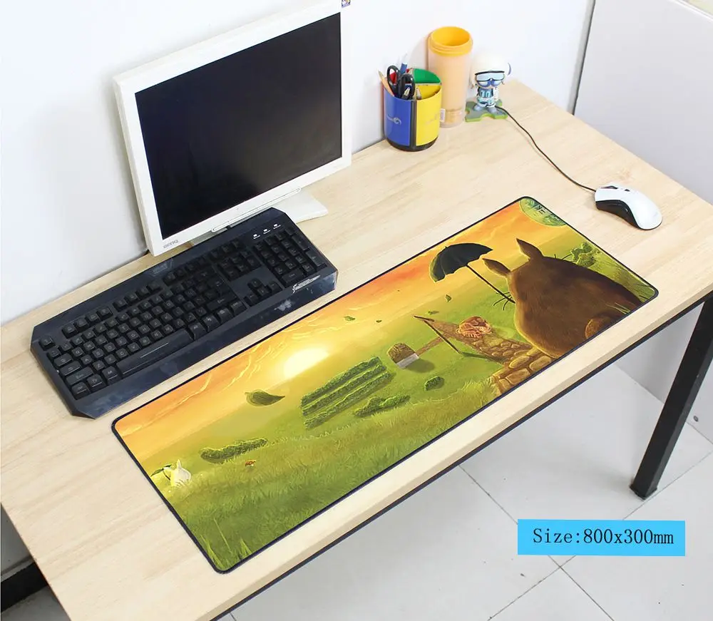 Коврик для мыши Totoro 80x30 см notbook компьютерный коврик подарок на Хэллоуин игровой