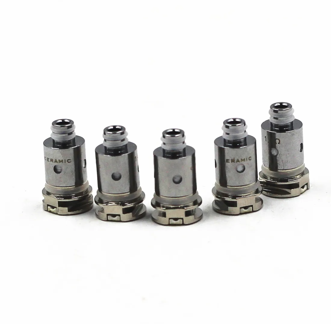 

5pcs Nord1 Replacement Heads 1.4ohm Ceramic Coils and 0.6ohm Mesh Coils for Nord1 Pod vape Kit