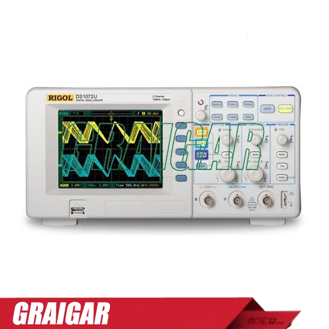 Cheap DS1072U Portable Digital Storage oscilloscope 70MHz 2 Channels