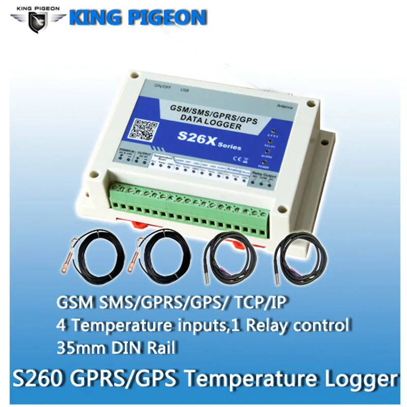 GSM Data Logger Temperature AC/DC Power Status monitoring Alarm & Record System With Temperature Sensor DS18B20