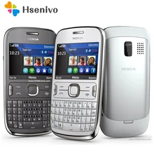 ASHA 302 Débloqué Original Nokia Asha 302 3G réseau GSM WIFI Bluetooth JAVA 3.15MP Caméra Mobile Téléphone un an garantie