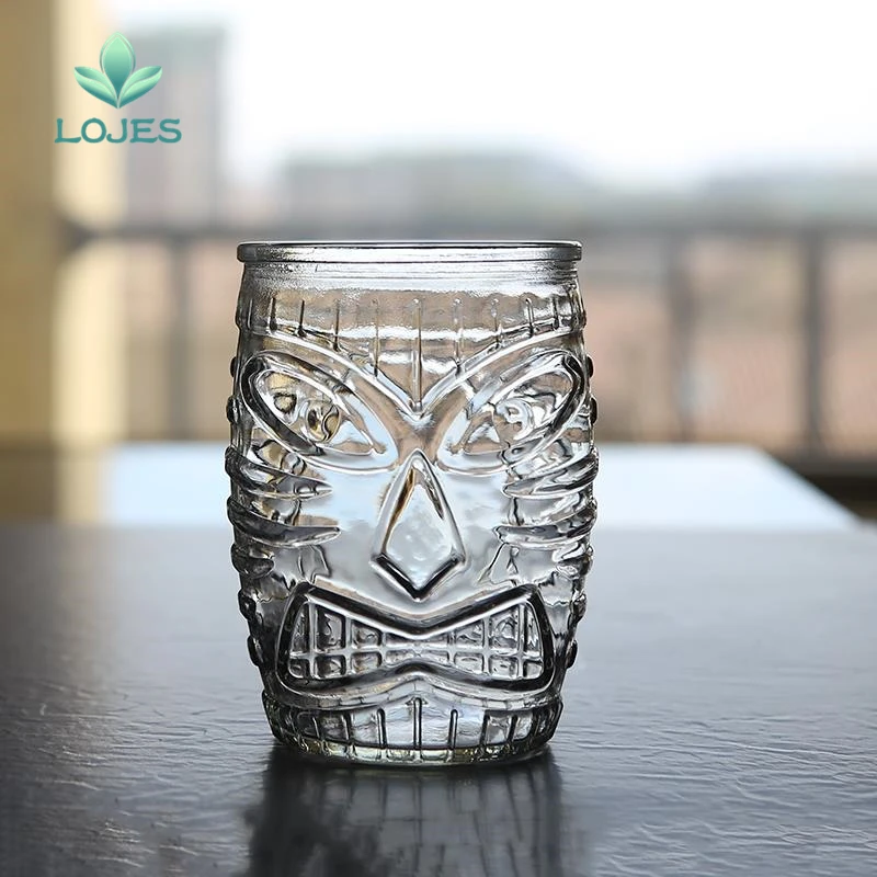 Hawaii Tiki Mugs Cocktail Cup Beer Beverage Mug Wine Mug Glass Easter Islander Tiki Mug Bar Tool