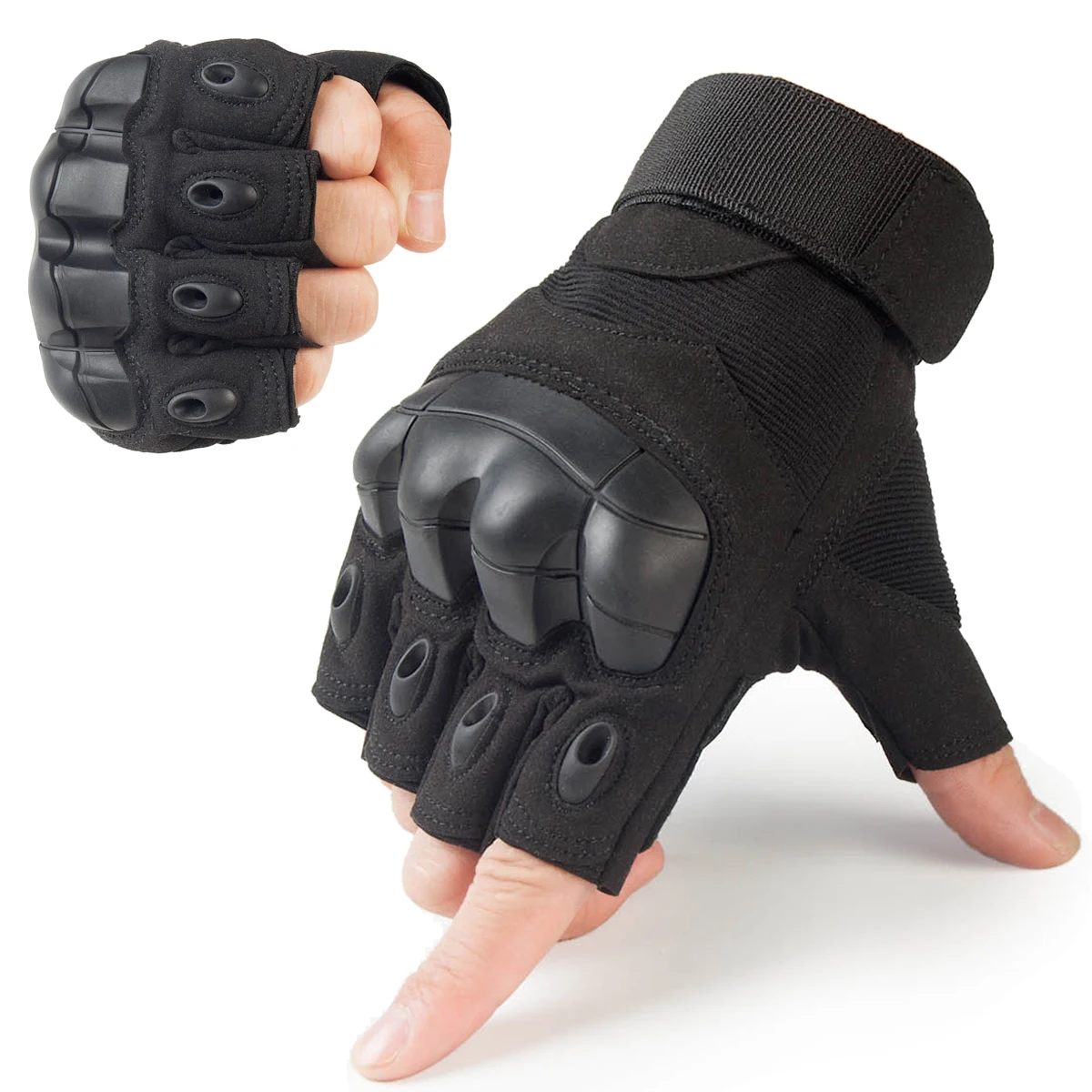 Military Tactical Fingerless Gloves Army Bicycle Paintball Airsoft