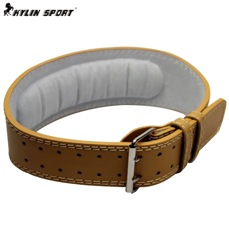 Professional Leather Weightlifting Belt Lumbar Support Bodybuilding