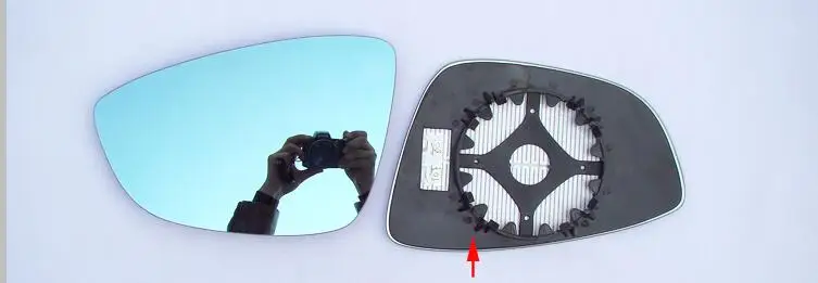 Preise Osmrk rückansicht blau spiegel mit led gelb blinker pfeil und elektrische heizung für Volkswagen passat b6 b7 cc golf jetta r36