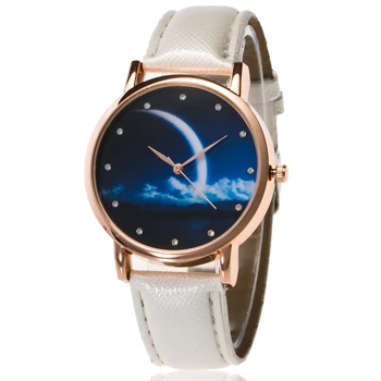 

Women Watches Fashion Casual Leather Strap Gift Starry Sky Bracelet Watch Simple Quartz Dress Female Clock Reloj Mujer