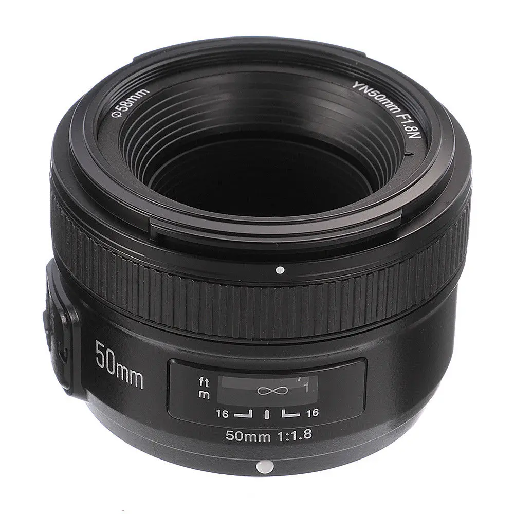 Yongnuo YN50mm F1.8 AF/MF Авто/ручной фокус объектив для Nikon D800 D750 D7200 D7100|Объективы