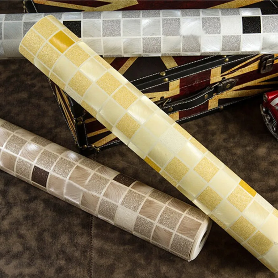 beibehang wallpaper roll bathroom wall paper waterproof tile wallpapers