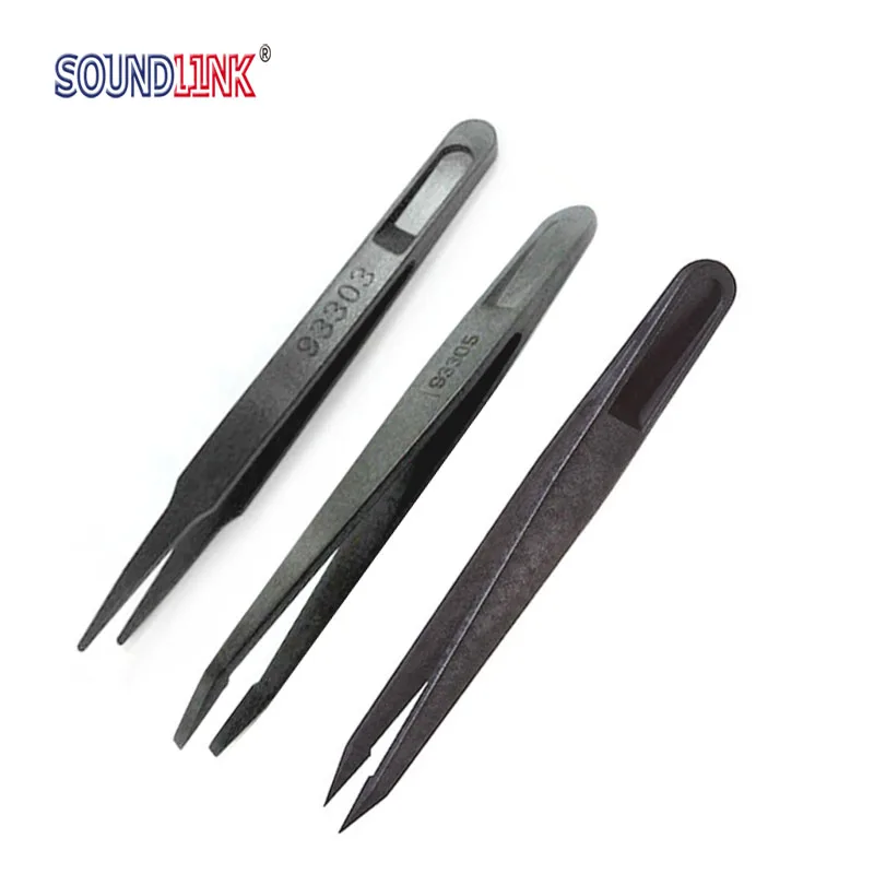 

Antistatic Plastic Tweezers Heat Resistant Tweezer for Earmold Lab