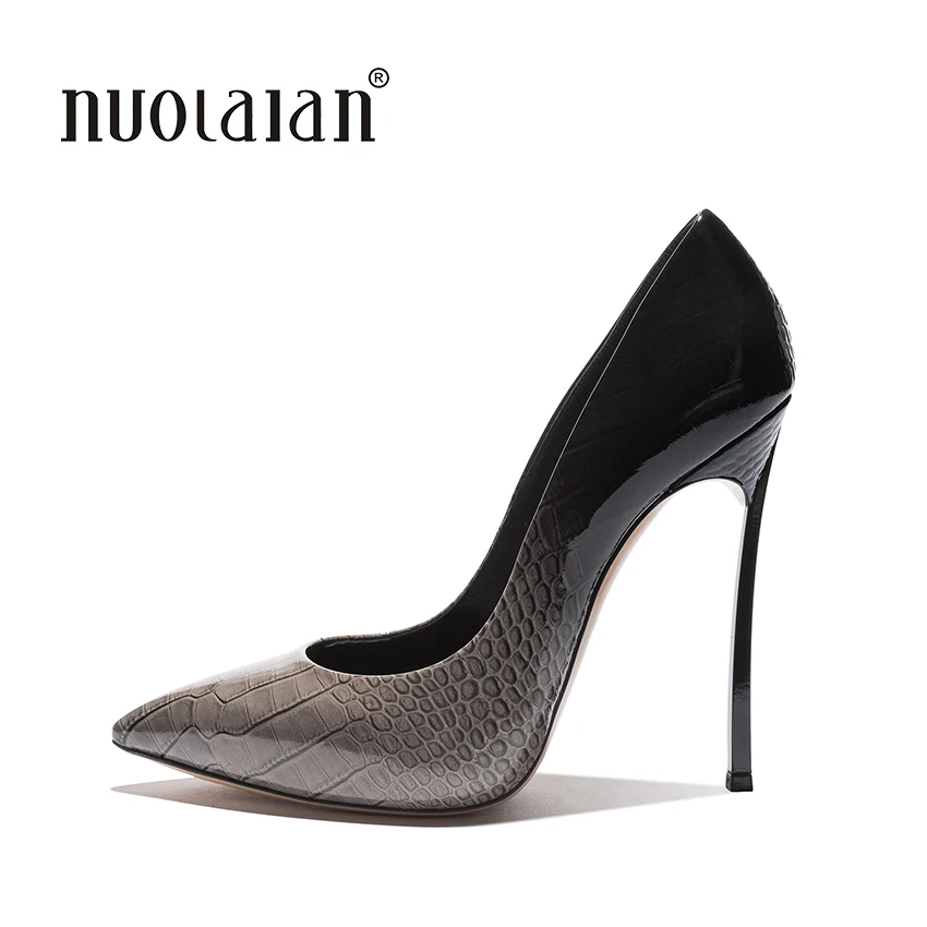 

Women Shoes High Heels Women Pumps Stiletto 12CM Heels Sexy Shoes Woman High Heels Patent Leather Pointed Toe High Heels