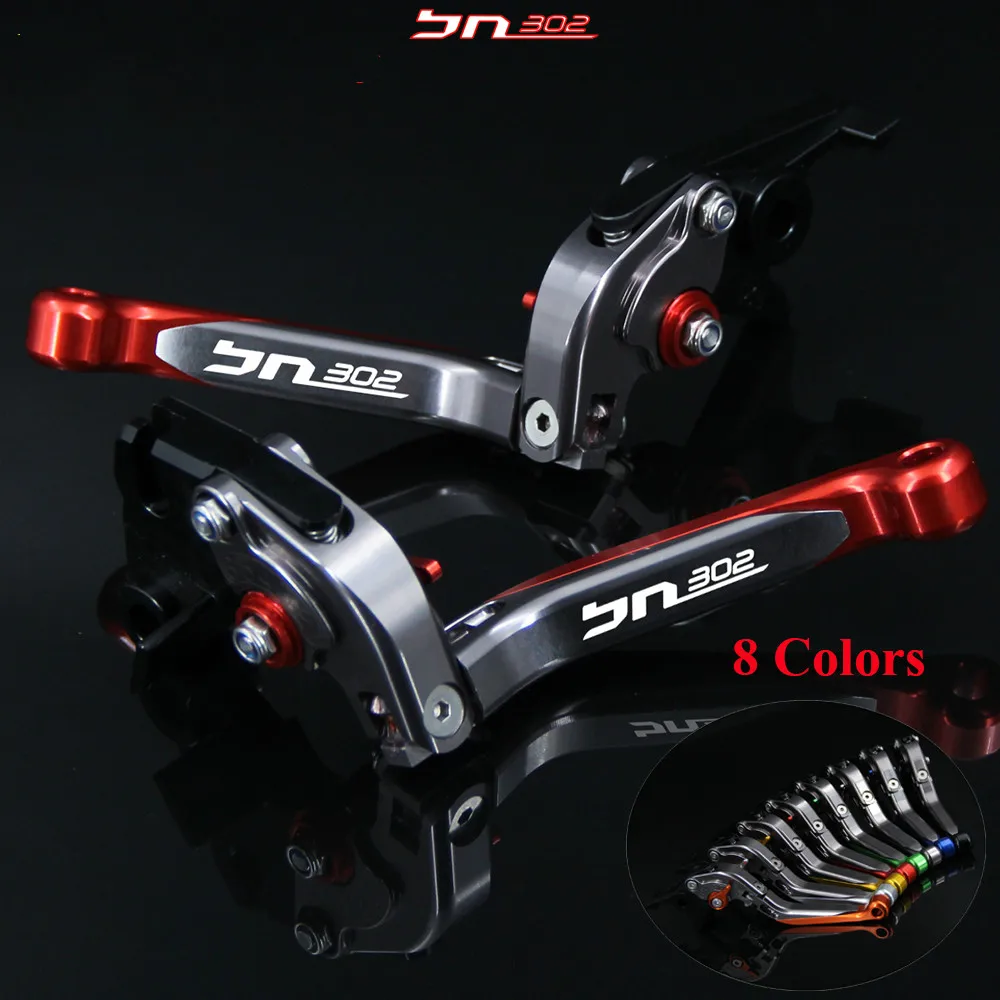 

Logo BN302 Red+Titanium For Benelli BN 302 2015-2016 CNC Folding Extendable Motorcycle Brake Clutch Levers
