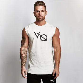 

2018 New Quickly Dry Men Running Shirts Compression Tights Gym Tank Top Fitness Sleeveless T-shirts Sport printing Running Vest