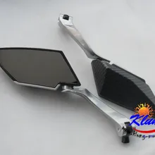 Углеродное волокно, алюминиевый сплав, ромбохедрон зеркало заднего вида мотоцикла, отражатель двигателя