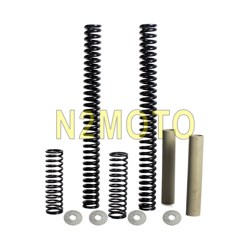 

Progressive Suspension Fork Springs Front Lowering Kit for Harley Softai Dyna Touring FXST FLST FXWG FLHR 41mm Fork Tube 1980-13