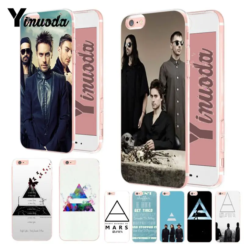 

Yinuoda 30 Second To Mars 30STM transparent soft tpu Cell Phone Case for iPhone X XS XR XsMax 8 7 6 6S Plus 5 5S SE Mobile Cover