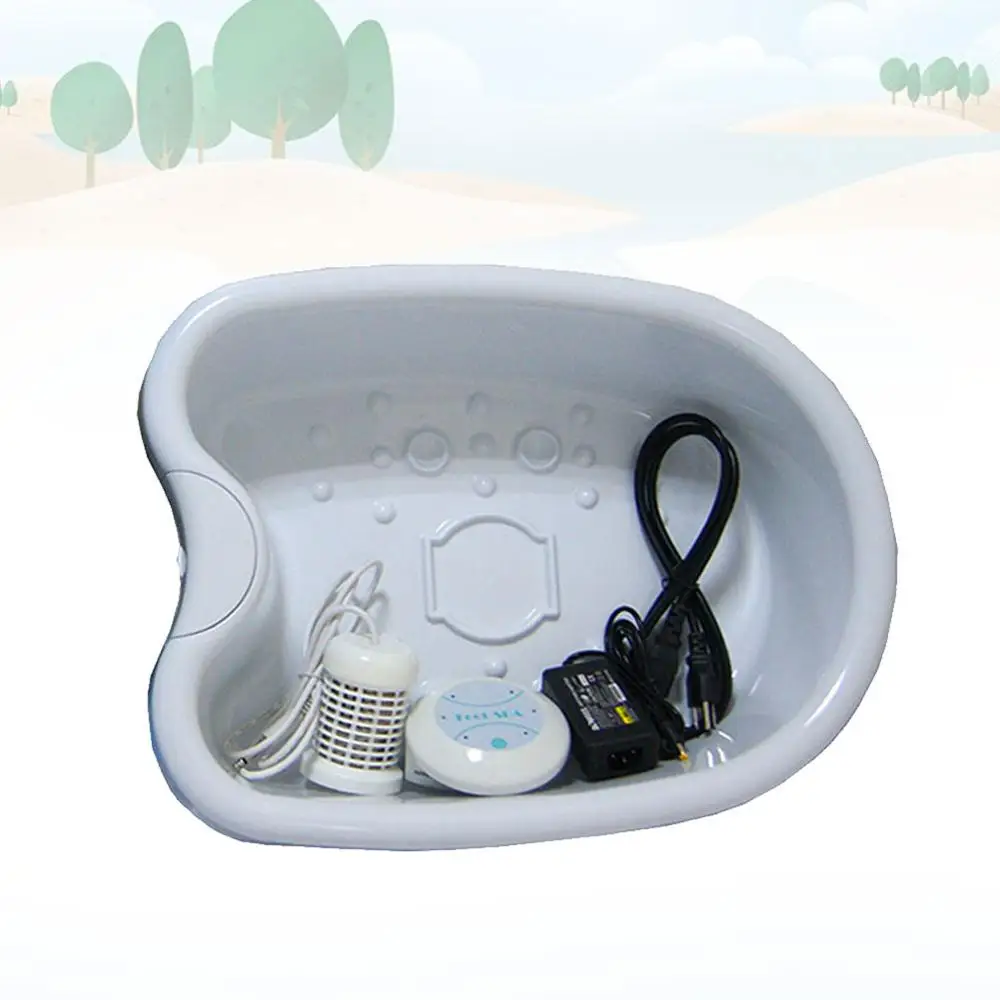 Billig Ion reinigen detox spa mit kunststoff fuß badewanne eimer fußbad detox gerät ionic detox maschine