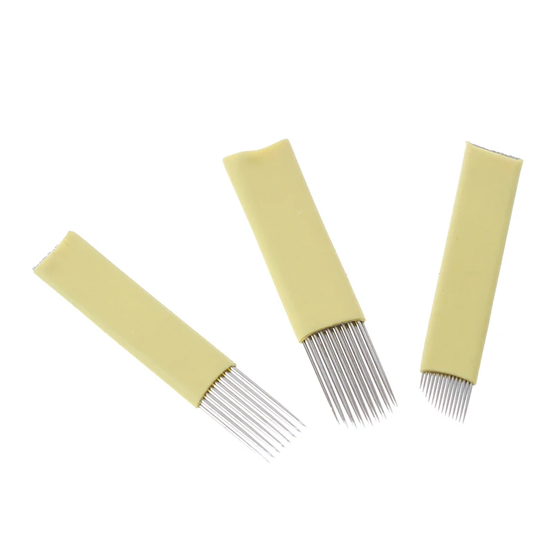 

2pcs/set 0.25mm Blades Microblading Needles Permanent Makeup Eyebrow Tattoo Needle Blade Microblade 3D Embroidery
