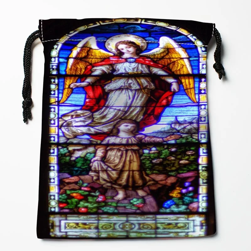 

Best Priest church flower Drawstring Bags Custom Storage Printed Receive Bag Compression Type Bags Size 18X22cm Storage Bags