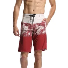 Мужские бермуды Boardshorts кленовый лист печатных пляжные шорты быстрое высыхание шорты Магистральные совета Шорты Купальники