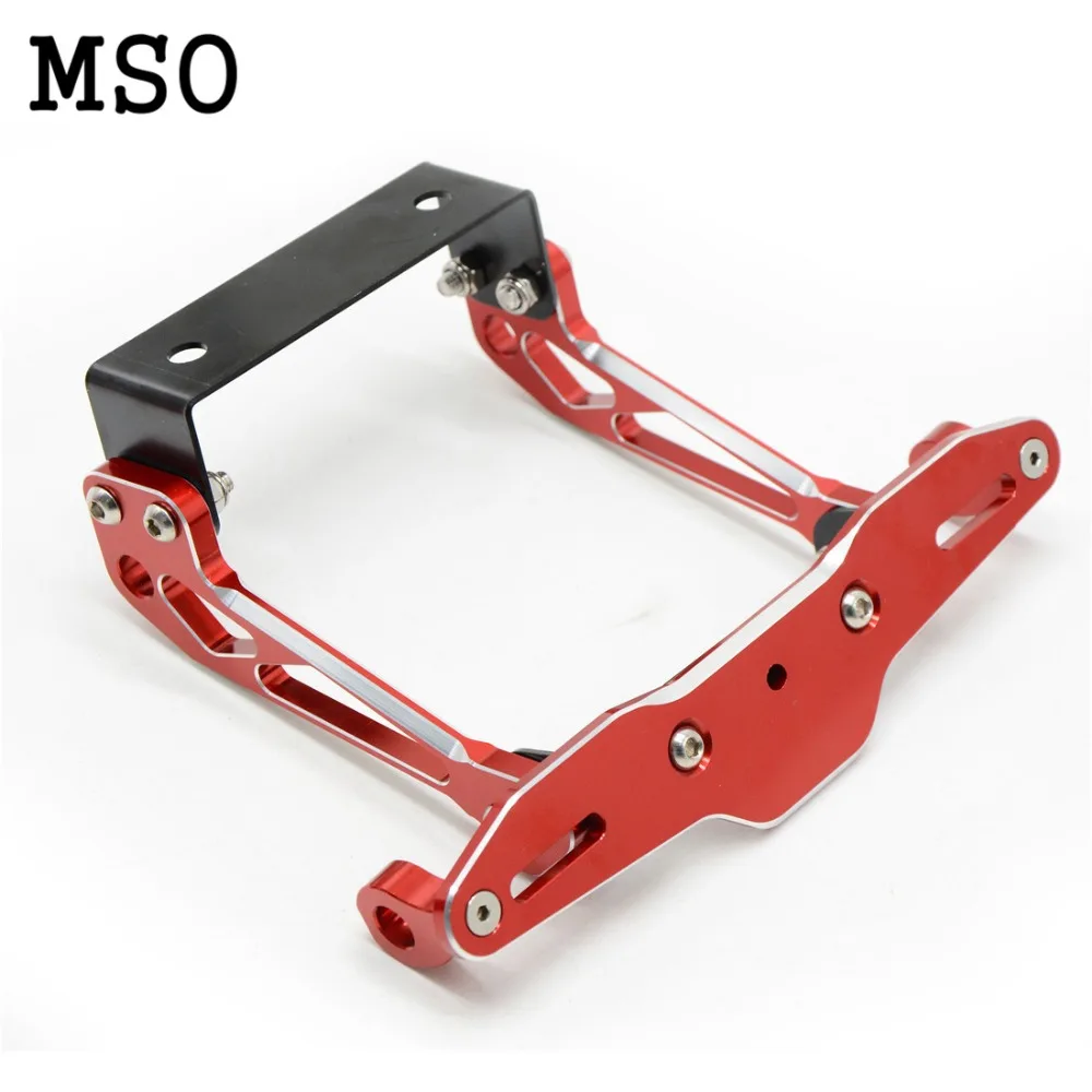 Aluminum Universal Motorcycle Parts Motorbike License Number Plate