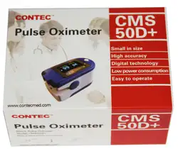 5 PIC CONTEC Пульсоксиметр 24 часа Регистраторы Spo2 + USB + Программы для компьютера, CMS50D + крови кислородом Oximetro де Dedo portátil