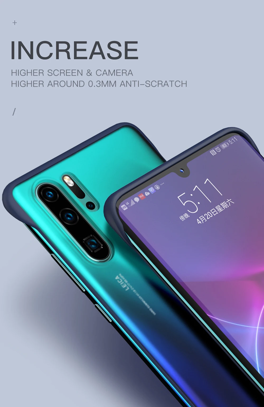 Прозрачный Бескаркасный чехол для huawei P30 P20 Honor 20 Pro mate 10 View Тонкий Жесткий матовый прозрачный чехол с кольцом Nova 5 Lite 10i P Smart