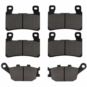 

Motorcycle Front and Rear Brake Pads for HONDA CBR900RR CBR900 RR Fireblade 1998-2003 Black Brake Disc Pad Kit