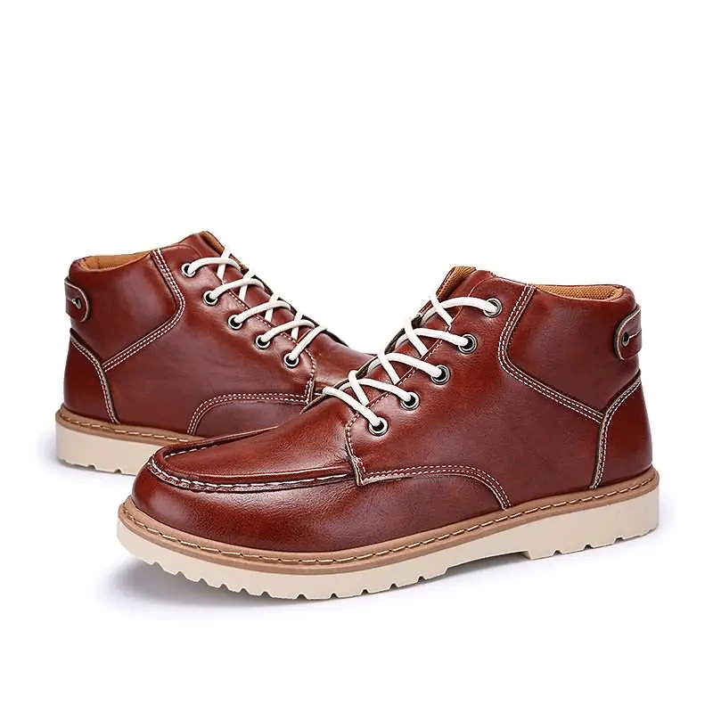 Chaussures Couleur Black Multi Noir Polaire Taille Rétro Hommes Grande blue Cuir À Chaudes Brun brown Doublure Vintage Décontractées Bleu Lacets Haute Pu Aide 1JlKcTF