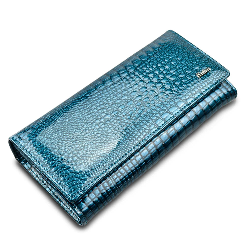 

JIULIN WoMen Wallets and Purses Luxury Brand Alligator Long Genuine Leather Ladies Clutch Coin Purse Female Crocodile Cow Wallet