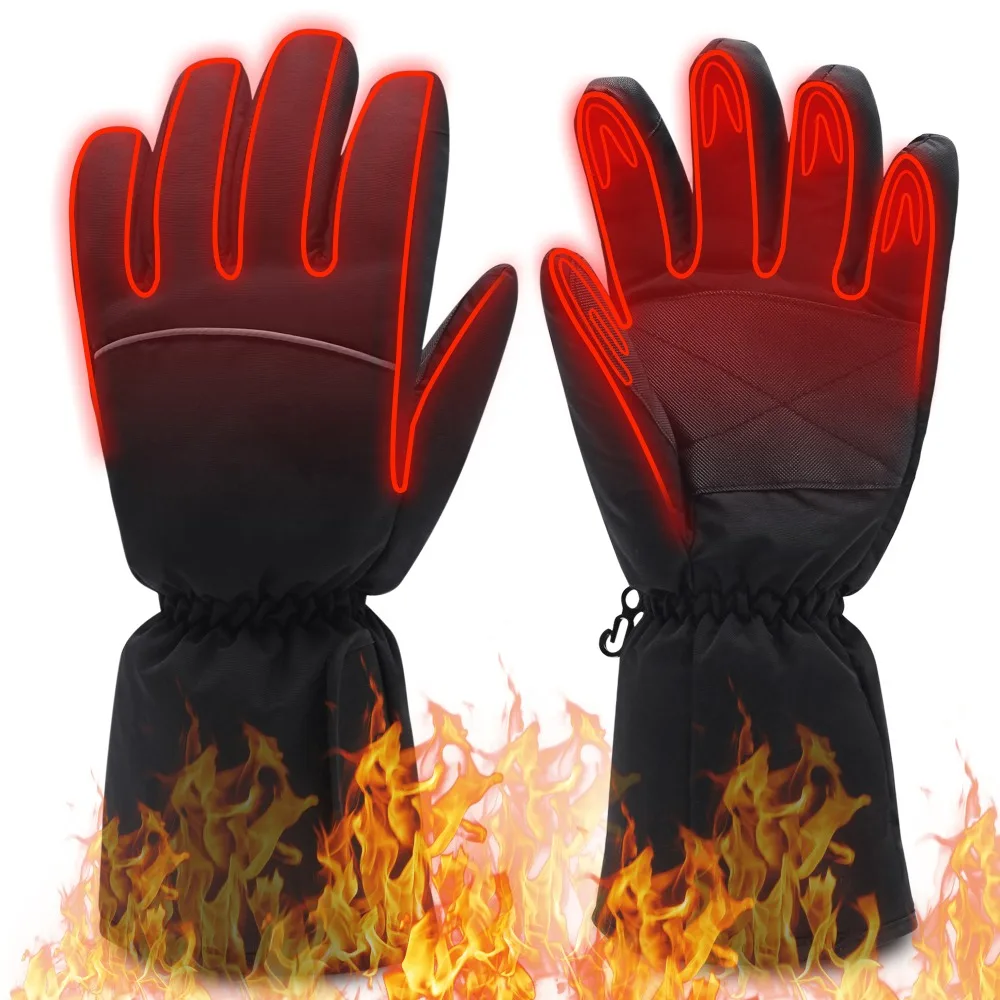 

Touchscreen Texting Rechargeable Electric Heated Gloves with Li-ion Batteries for Men and Women,Sports&Outdoors for Cycling