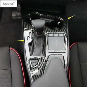 

Lapetus Accessories Fit For Lexus UX 200 250H 2019 2020 ABS Gear Shift Box Panel Water Cup Holder Cover Trim Carbon Fiber Look