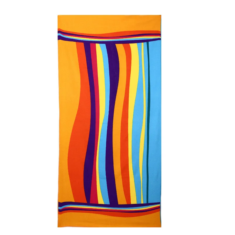 70*150 см двухсторонние пляжные полотенца из ультратонкого волокна полиэстерплавающее полотенце мочалка удобные безопасные материалы - Цвет: Pattern 2