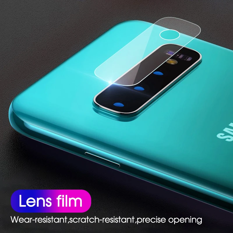 

Back Camera Lens Tempered Glass Film On For Samsung Galaxy S10 S9 S8 Plus S10e Full Cover Glass S 10 9 Screen Protector HD Glass