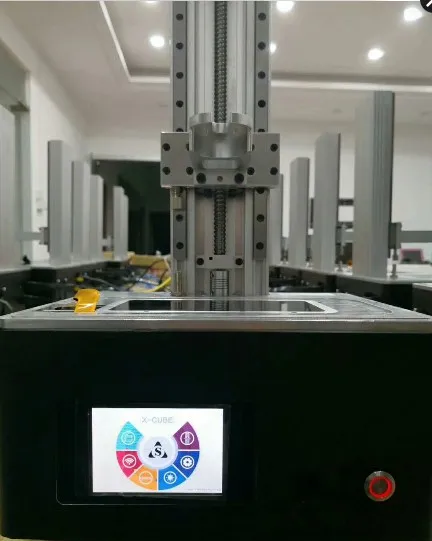 Двойной рельс X-CUBE ЖК 3D принтер SLA УФ отверждения светочувствительная Смола печать размер 120X60X200 мм