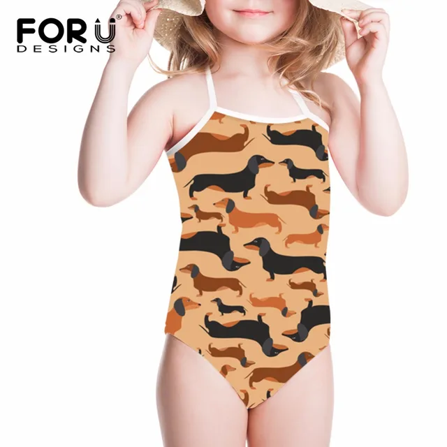 Cheap FORUDESIGNS Doxie Dachshund Dog Pattern One-piece Suits Swimsuit Kids Swim Suit Children Swimwear for Girls Surfing Beach Wear Cheap FORUDESIGNS Doxie Dachshund Dog Pattern One-piece Suits Swimsuit Kids Swim Suit Children Swimwear for Girls Surfing Beach Wear